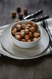 Hazelnuts, Products rich in Vitamin E for a healthy diet, Italy, Europe