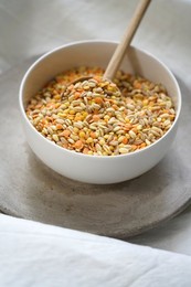 Mixed grain cereals, products rich in Vitamin E for a healthy diet, Italy, Europe