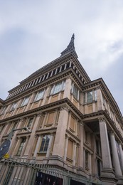 Via Montebello street, Mole Antonelliana, Turin, Italy, Europe
