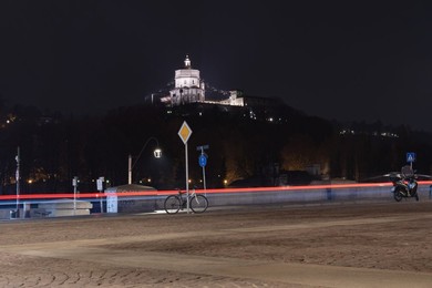 Piazza Vittorio Veneto square, View of the Church of Santa Maria del Monte dei Cappuccini, Turin, Piedmont, Italy, Europe