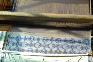 Looms at the Silk Museum. Jiangsu, Suzhou, China, Asia