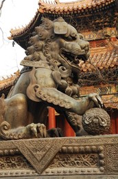 Lama Temple or Yonghè Gong. Buddhist temple in Beijing; China