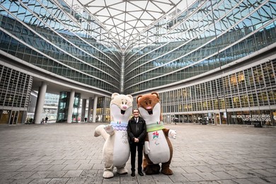 Mascots of Cortina 2026 Winter Olympics, Milano, Italy - 27 Feb 2024