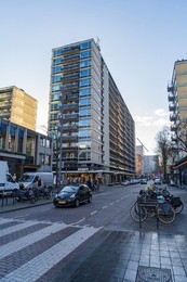 Walking At Centrum Rotterdam, Netherlands, Europe