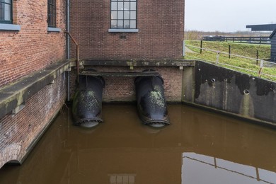 Kinderdijk Mill Park, UNESCO World Heritage Site, Netherlands, Europe