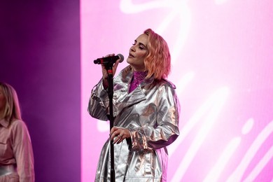 Claire Richards performing live at Mighty Hoopla Festival, Brockwell Park, London on 01 June 2024