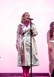 Claire Richards performing live at Mighty Hoopla Festival, Brockwell Park, London on 01 June 2024