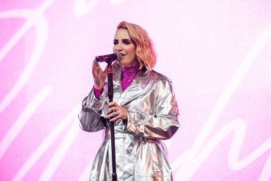 Claire Richards performing live at Mighty Hoopla Festival, Brockwell Park, London on 01 June 2024