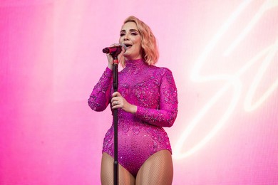 Claire Richards performing live at Mighty Hoopla Festival, Brockwell Park, London on 01 June 2024