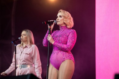 Claire Richards performing live at Mighty Hoopla Festival, Brockwell Park, London on 01 June 2024