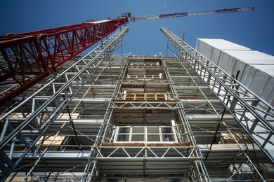Ceremony for the completion of the structures of the 2026 Olympic Village