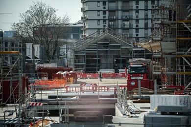Ceremony for the completion of the structures of the 2026 Olympic Village