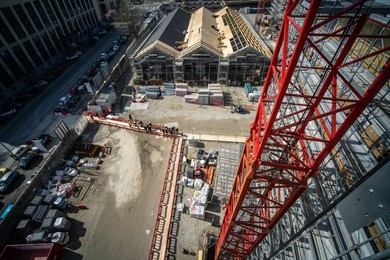 Ceremony for the completion of the structures of the 2026 Olympic Village