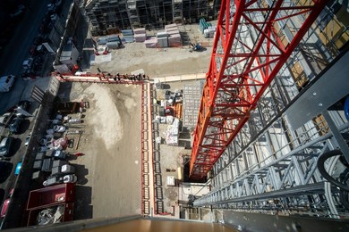 Ceremony for the completion of the structures of the 2026 Olympic Village