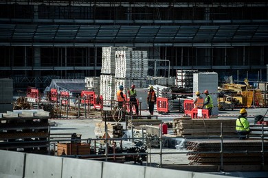 Ceremony for the completion of the structures of the 2026 Olympic Village