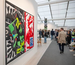 Frieze London preview day at The Regents Park in London, UK, on 9th Oct, 2024