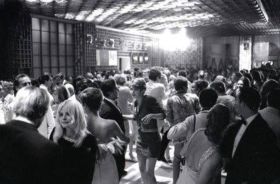 Guests dancing at the party organized by the Cicogna Family