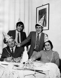 The Carrisi family celebrates the New Year's Day