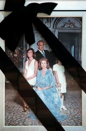 Mourning official portrait of the Grimaldi family