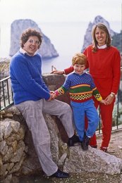 Peppino di Capri with his family