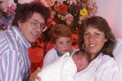 Peppino di Capri with his family