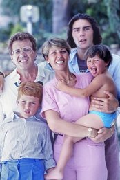 Peppino di Capri with his family