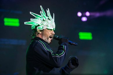 Jamiroquai live in concert in Milan