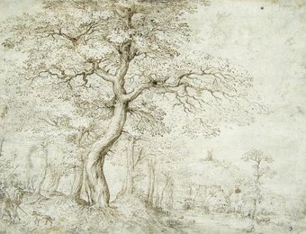 Landscape with Mills and Hunters