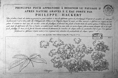 Basis for learning how to draw the natural landscape (Principes pour apprendre à dessiner le paysage après nature), by Philippe Hackert, 1801 - 1802, 19th Century, etching