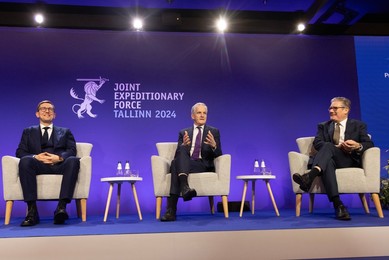 Prime Minister Keir Starmer attends the JEF Summit