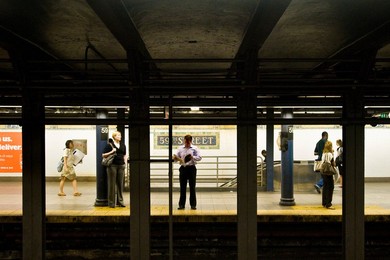 Subway. Manhattan. New York City. USA. America