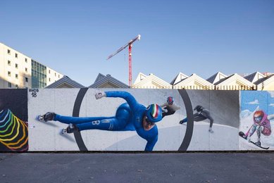 Building sites Olympic Village Milan-Cortina 2026