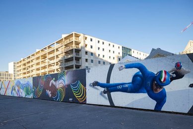 Building sites Olympic Village Milan-Cortina 2026