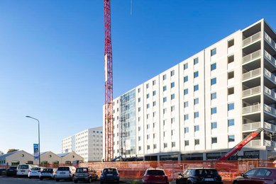 Building sites Olympic Village Milan-Cortina 2026