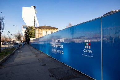 Building sites Olympic Village Milan-Cortina 2026