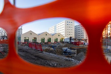 Building sites Olympic Village Milan-Cortina 2026