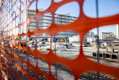 Building sites Olympic Village Milan-Cortina 2026