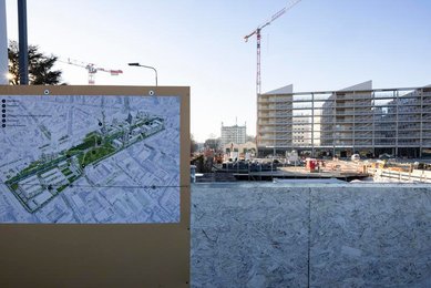 Building sites Olympic Village Milan-Cortina 2026