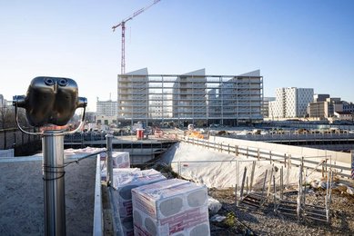 Building sites Olympic Village Milan-Cortina 2026