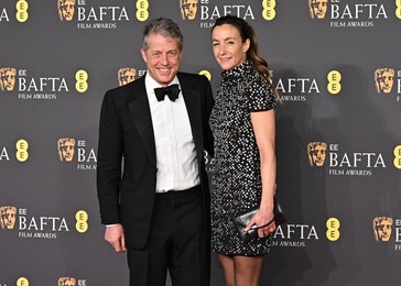 Hugh Grant and Anna Elisabet Eberstein
