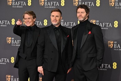 Take That (Mark Owen, Gary Barlow and Howard Donald)