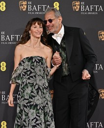 Jeff Goldblum and Emilie Livingston