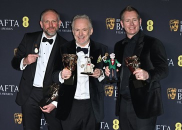 Richard Beek, Nick Park and Merlin Crossingham