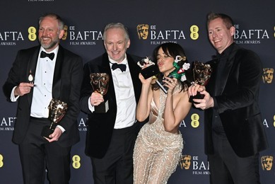 Richard Beek, Nick Park, Camila Cabello and Merlin Crossingham