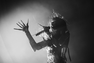 Loreen performing at the Hammersmith Apollo in London on 19 March 2025.