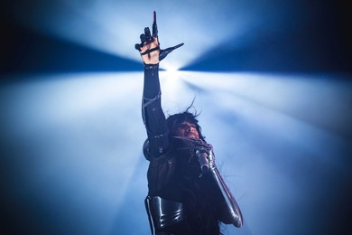Loreen performing at the Hammersmith Apollo in London on 19 March 2025.