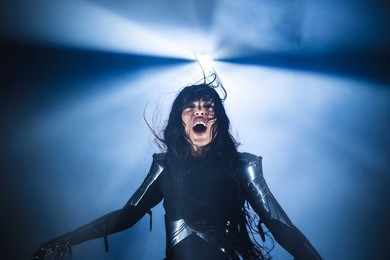 Loreen performing at the Hammersmith Apollo in London on 19 March 2025.