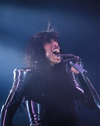Loreen performing at the Hammersmith Apollo in London on 19 March 2025.