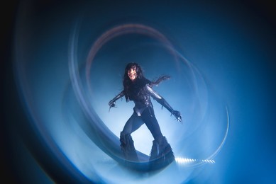 Loreen performing at the Hammersmith Apollo in London on 19 March 2025.