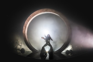 Loreen performing at the Hammersmith Apollo in London on 19 March 2025.